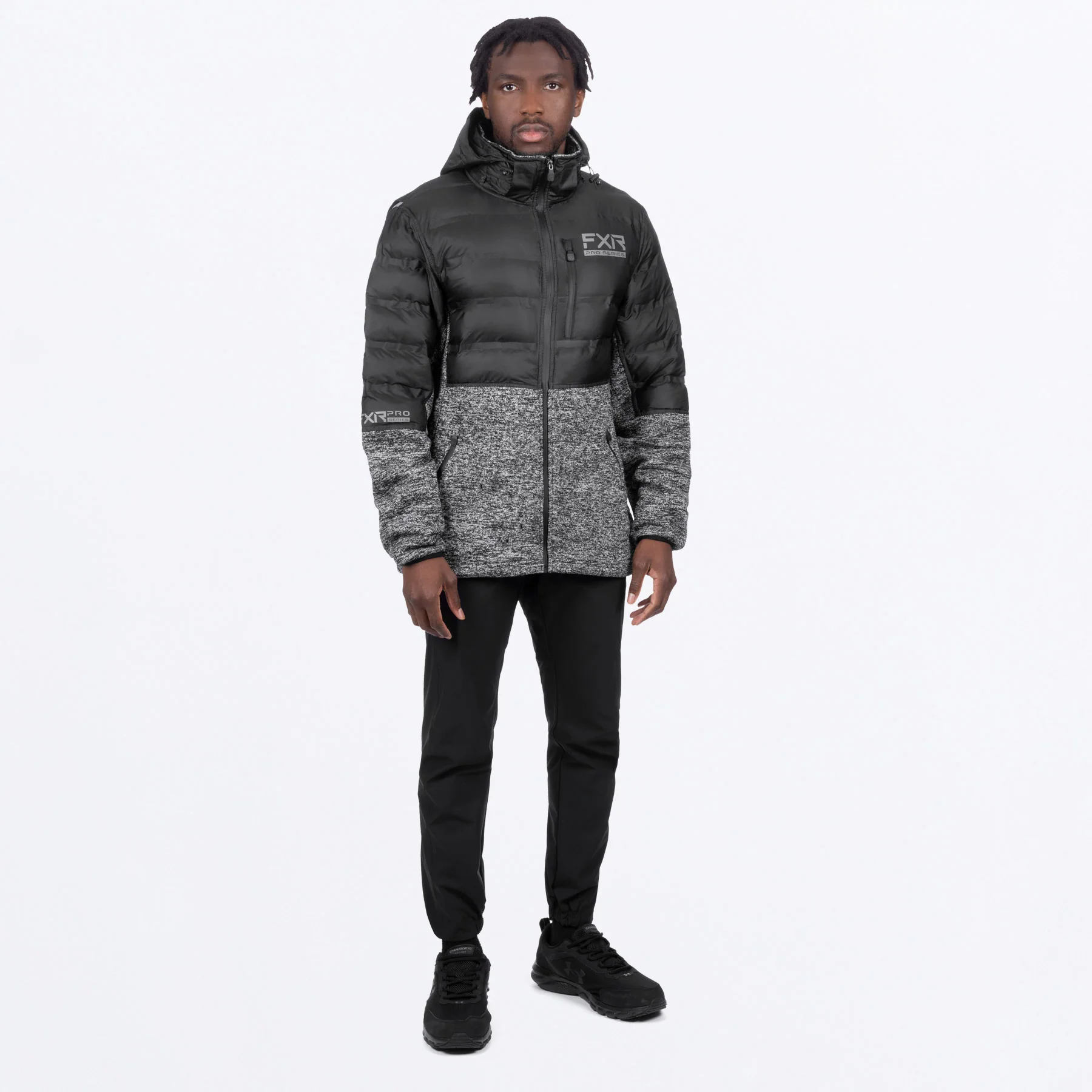 Men's Excursion Lt Hybrid Quilted Hoodie - Image 6