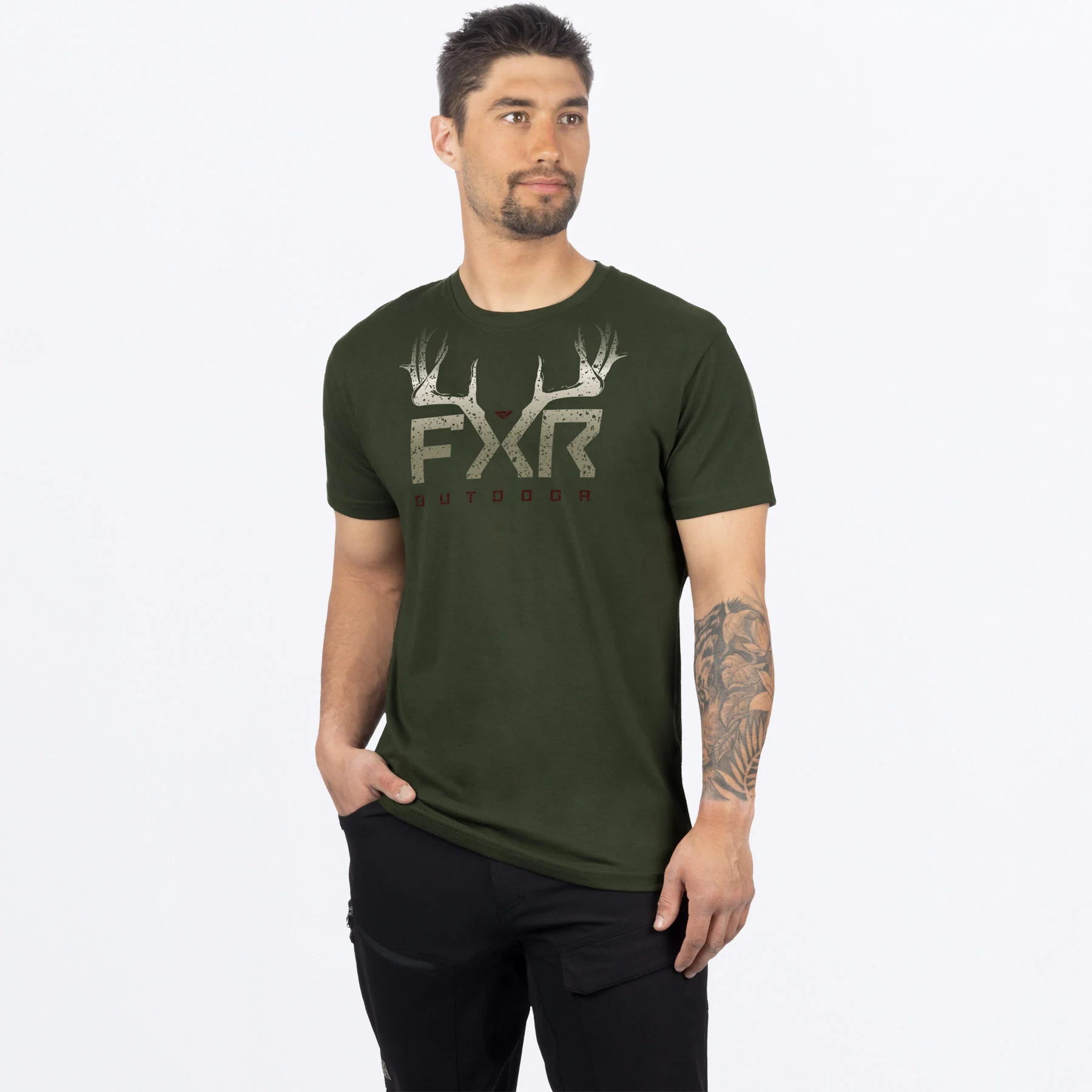 Men's Antler Premium T-Shirt - Image 6